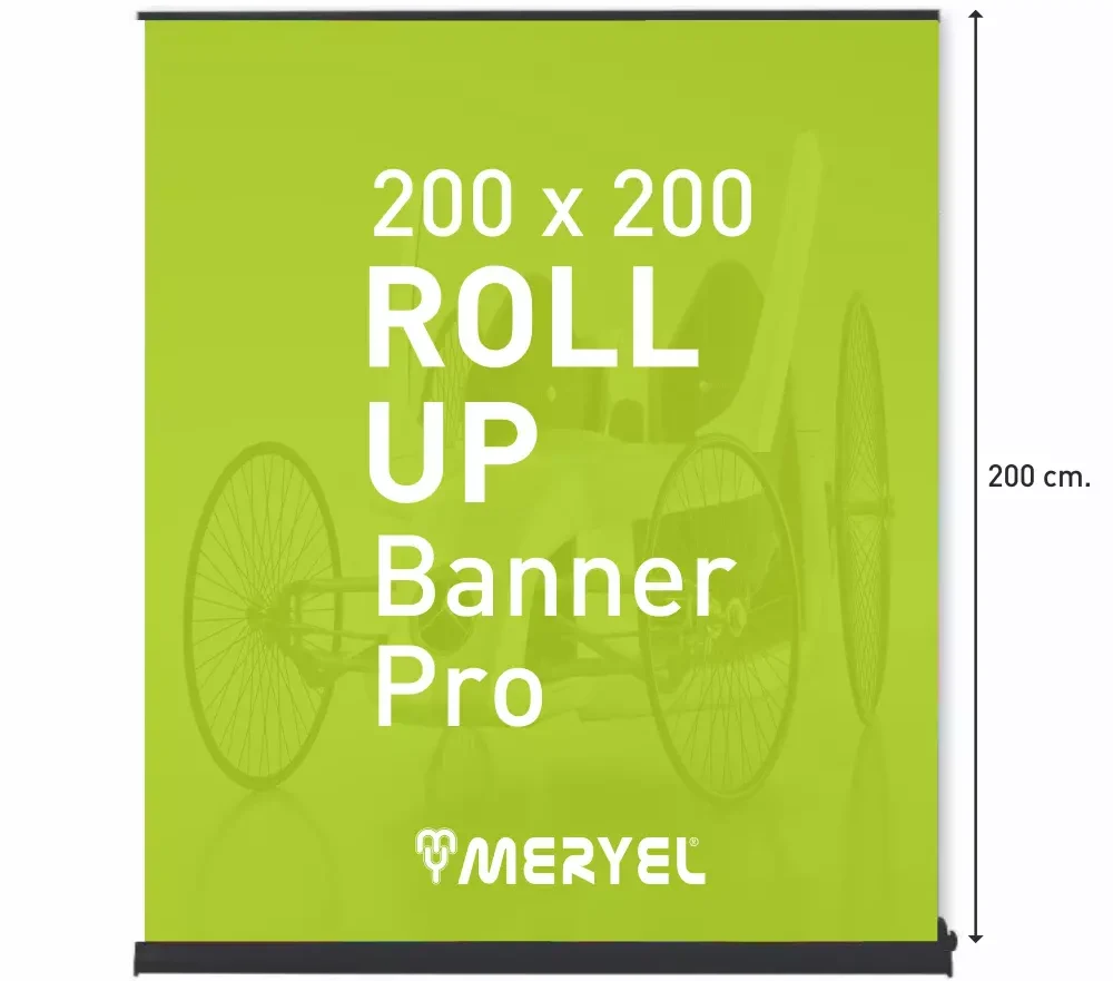 Ergene Roll Up Banner Pro 200x200 cm