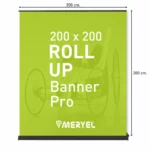 Karesi Roll Up Banner Pro 200x200 cm
